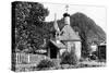 Juneau, Alaska - Russian Church Exterior-Lantern Press-Stretched Canvas