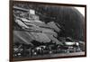 Juneau, Alaska Town Mill View Photograph - Juneau, AK-Lantern Press-Framed Art Print