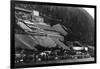 Juneau, Alaska Town Mill View Photograph - Juneau, AK-Lantern Press-Framed Art Print