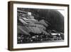 Juneau, Alaska Town Mill View Photograph - Juneau, AK-Lantern Press-Framed Art Print