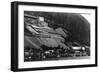 Juneau, Alaska Town Mill View Photograph - Juneau, AK-Lantern Press-Framed Art Print