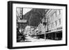 Juneau, Alaska - View of Franklin Street-Lantern Press-Framed Art Print