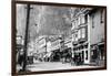 Juneau, Alaska - View of Franklin Street-Lantern Press-Framed Art Print