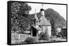 Juneau, Alaska View of Russian Church Photograph - Juneau, AK-Lantern Press-Framed Stretched Canvas