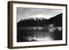 Juneau, Alaska View of Town Mine at Night Photograph - Juneau, AK-Lantern Press-Framed Art Print