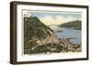 Juneau and Gastineau Channel, Alaska-null-Framed Art Print