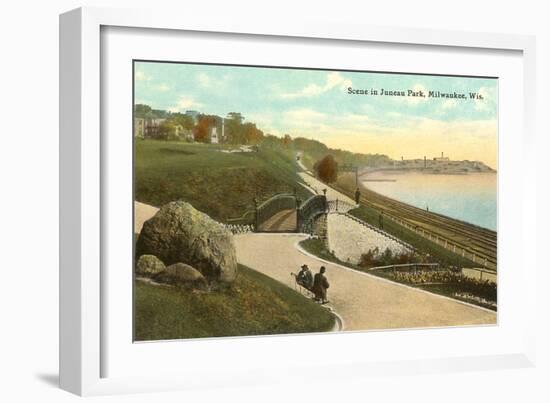 Juneau Park, Milwaukee, Wisconsin-null-Framed Art Print