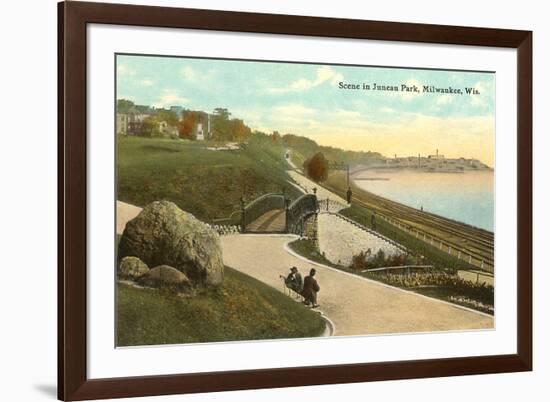 Juneau Park, Milwaukee, Wisconsin-null-Framed Premium Giclee Print