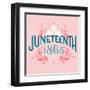 Juneteenth I-Gia Graham-Framed Art Print