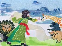Durga-Jung Sook Nam-Framed Stretched Canvas