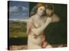 Junge Frau Bei Der Toilette, 1515-Giovanni Bellini-Stretched Canvas