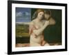 Junge Frau Bei Der Toilette, 1515-Giovanni Bellini-Framed Giclee Print