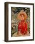 Junges Madchen mit Kafig Portrait-Berthe Morisot-Framed Art Print