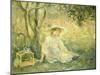 Junges Maedchen Unter Orangenbaeumen, 1889-Berthe Morisot-Mounted Giclee Print