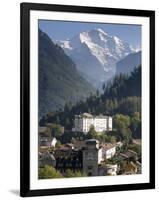 Jungfrau and Interlaken, Berner Oberland, Switzerland-Doug Pearson-Framed Photographic Print