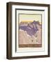 Jungfrau-Bahn, Poster Advertising the Jungfrau Mountain Railway-Emil Cardinaux-Framed Giclee Print