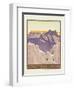 Jungfrau-Bahn, Poster Advertising the Jungfrau Mountain Railway-Emil Cardinaux-Framed Giclee Print