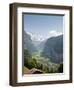 Jungfrau Massif Above Lauterbrunnen, Jungfrau Region, Switzerland, Europe-Michael DeFreitas-Framed Photographic Print