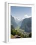 Jungfrau Massif Above Lauterbrunnen, Jungfrau Region, Switzerland, Europe-Michael DeFreitas-Framed Photographic Print