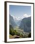 Jungfrau Massif Above Lauterbrunnen, Jungfrau Region, Switzerland, Europe-Michael DeFreitas-Framed Photographic Print