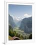 Jungfrau Massif Above Lauterbrunnen, Jungfrau Region, Switzerland, Europe-Michael DeFreitas-Framed Photographic Print