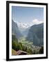 Jungfrau Massif Above Lauterbrunnen, Jungfrau Region, Switzerland, Europe-Michael DeFreitas-Framed Photographic Print