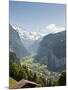 Jungfrau Massif Above Lauterbrunnen, Jungfrau Region, Switzerland, Europe-Michael DeFreitas-Mounted Photographic Print