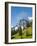 Jungfrau Massif and Swiss Chalet Near Murren, Jungfrau Region, Switzerland-Michael DeFreitas-Framed Photographic Print