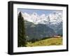 Jungfrau Massif From Murren, Jungfrau Region, Switzerland, Europe-Michael DeFreitas-Framed Photographic Print