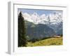 Jungfrau Massif From Murren, Jungfrau Region, Switzerland, Europe-Michael DeFreitas-Framed Photographic Print