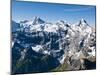 Jungfrau Massif From Schilthorn Peak, Jungfrau Region, Switzerland, Europe-Michael DeFreitas-Mounted Photographic Print