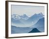 Jungfrau Massif from Schilthorn Peak, Jungfrau Region, Switzerland-Michael DeFreitas-Framed Photographic Print