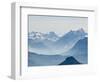 Jungfrau Massif from Schilthorn Peak, Jungfrau Region, Switzerland-Michael DeFreitas-Framed Photographic Print