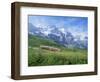 Jungfrau Railway and the Jungfrau, 13642 Ft., Bernese Oberland, Swiss Alps, Switzerland-Hans Peter Merten-Framed Photographic Print