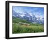 Jungfrau Railway and the Jungfrau, 13642 Ft., Bernese Oberland, Swiss Alps, Switzerland-Hans Peter Merten-Framed Photographic Print