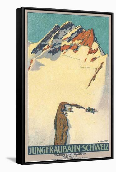 Jungfrau, Swiss Alps-null-Framed Stretched Canvas