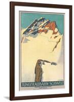 Jungfrau, Swiss Alps-null-Framed Art Print