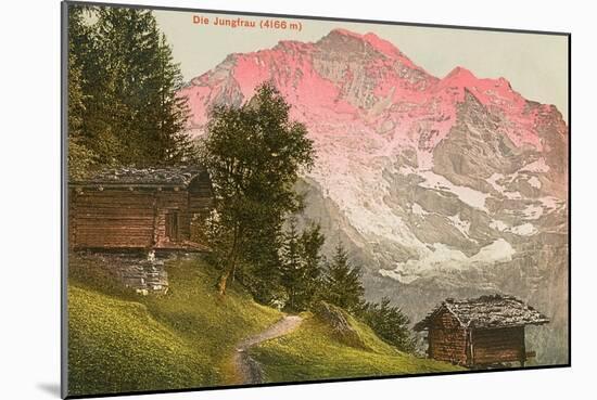 Jungfrau, Swiss Alps-null-Mounted Art Print