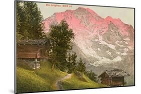 Jungfrau, Swiss Alps-null-Mounted Art Print