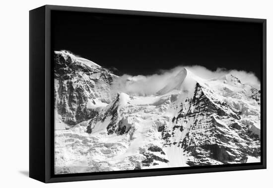 Jungfrau Top of Europe-Philippe Sainte-Laudy-Framed Stretched Canvas