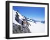 Jungfraujoch, 3454 M, and Aletsch Glacier, Bernese Oberland, Swiss Alps, Switzerland-Hans Peter Merten-Framed Photographic Print