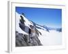 Jungfraujoch, 3454 M, and Aletsch Glacier, Bernese Oberland, Swiss Alps, Switzerland-Hans Peter Merten-Framed Photographic Print