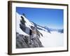 Jungfraujoch, 3454 M, and Aletsch Glacier, Bernese Oberland, Swiss Alps, Switzerland-Hans Peter Merten-Framed Photographic Print