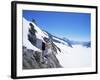 Jungfraujoch, 3454 M, and Aletsch Glacier, Bernese Oberland, Swiss Alps, Switzerland-Hans Peter Merten-Framed Photographic Print