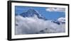 Jungfraujoch and Monch, Grindelwald, Bernese Oberland, Canton of Bern, Switzerland, Europe-Hans-Peter Merten-Framed Photographic Print