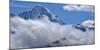 Jungfraujoch and Monch, Grindelwald, Bernese Oberland, Canton of Bern, Switzerland, Europe-Hans-Peter Merten-Mounted Photographic Print