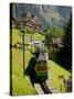 Jungfraujochbahn, Wengen, Lauterbrunnental, Switzerland-David Barnes-Stretched Canvas