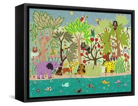 Jungle Beasts-David Sheskin-Framed Stretched Canvas