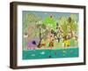 Jungle Beasts-David Sheskin-Framed Giclee Print