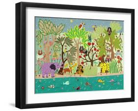 Jungle Beasts-David Sheskin-Framed Giclee Print